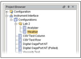 Instrument Interface Browser Sample