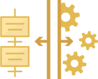 recipe and equipment separation icon